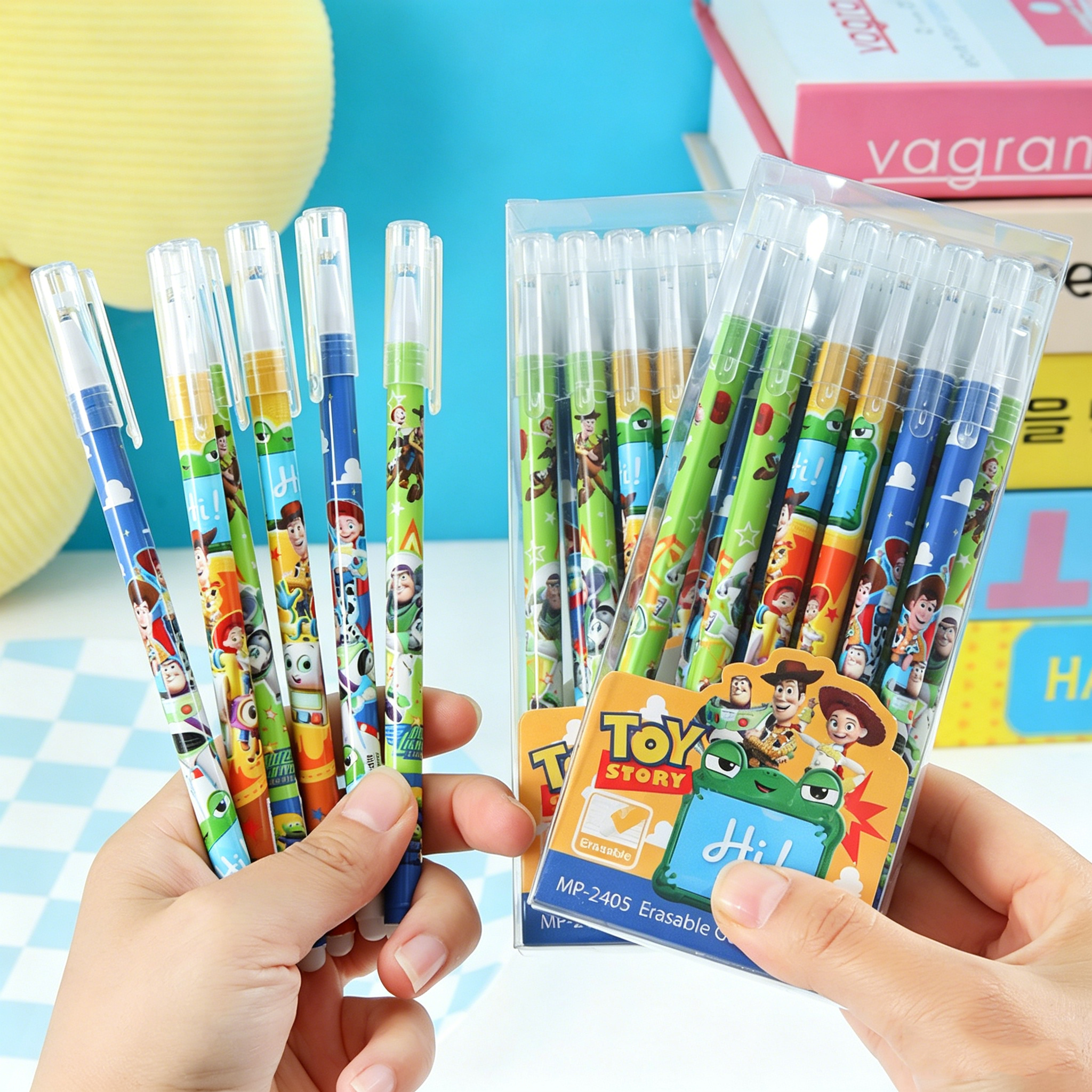 새로운 6/24pcs 토이 스토리 매직 지울 수있는 젤 - Correction Pen Fine 리뷰 및 가격