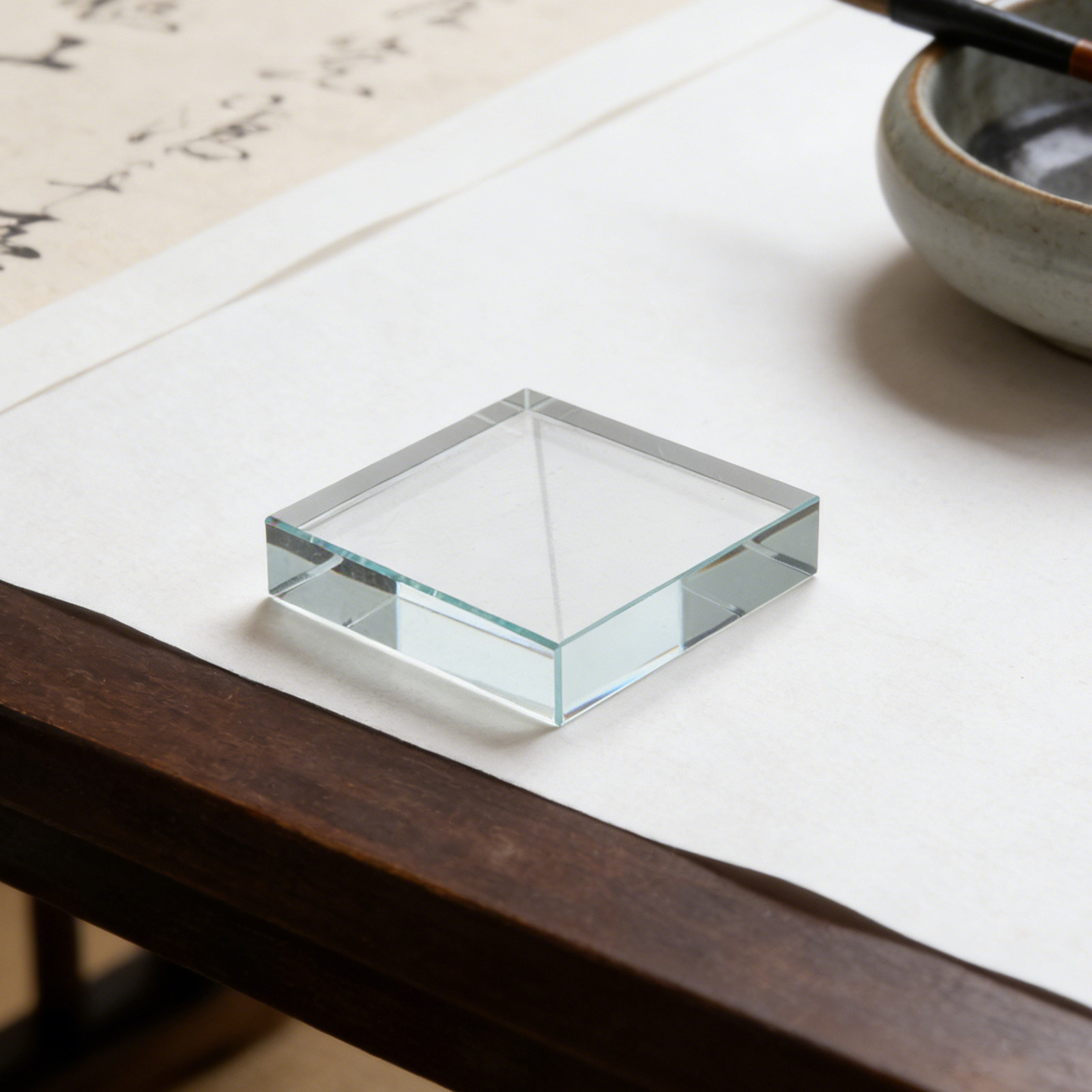 투명 사각형 페이퍼웨이트 크리스탈처럼 투명한 장식 사무 - Paper Weight Crystal 리뷰 및 가격
