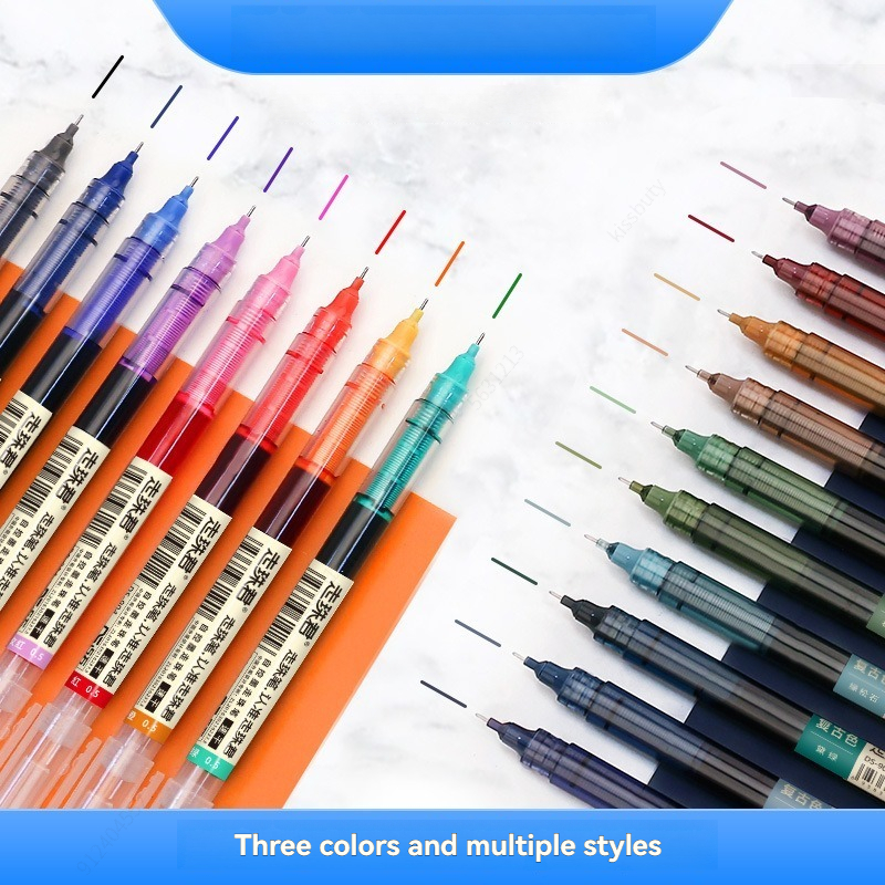 5 Pcs 대용량 빠른 건조 바늘 팁 컬러 젤 펜 0. - Correction Pen Fine 리뷰 및 가격