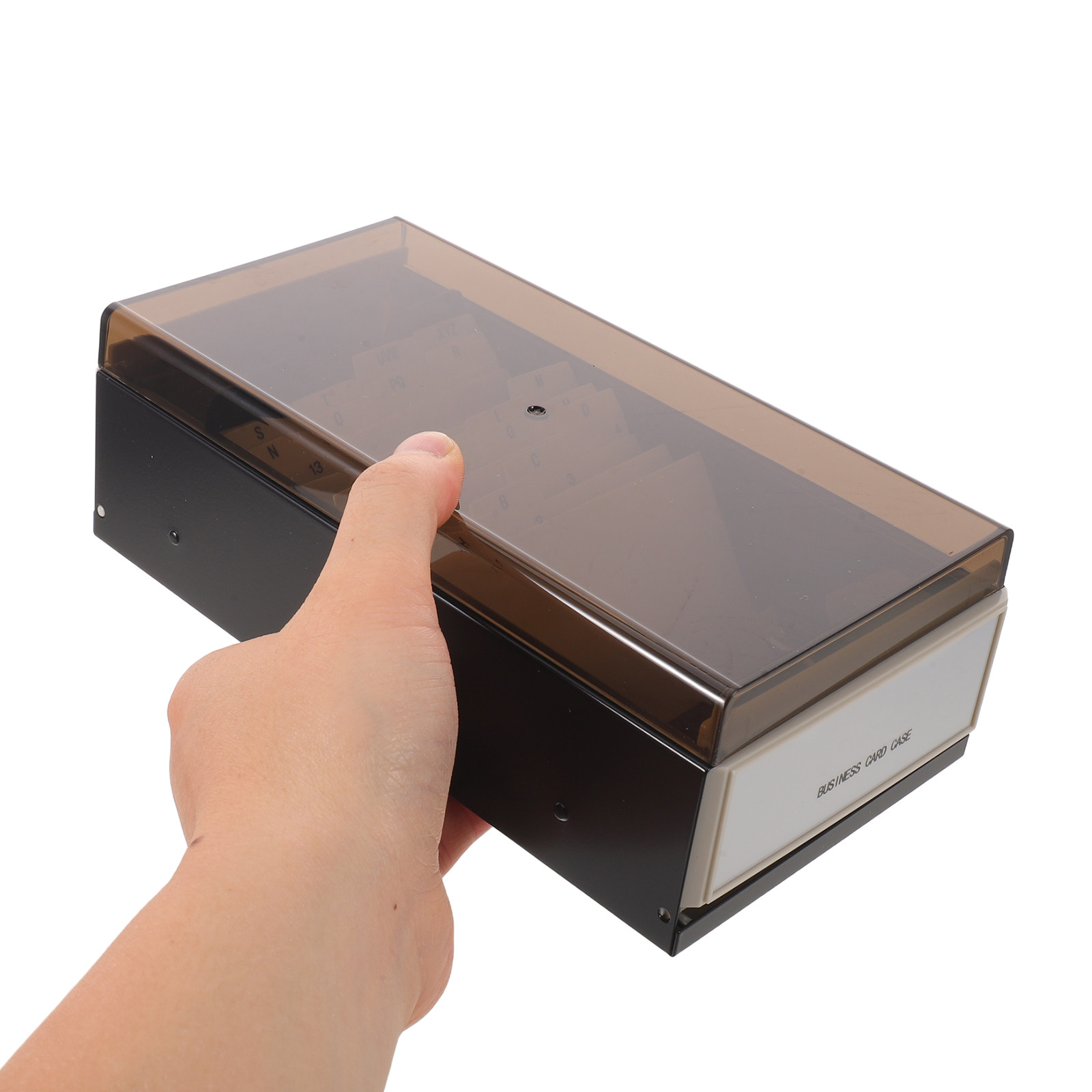 명함 정리함 대용량 수납함 큰 폴더 데스크탑 케이스 A - Card Index Box 리뷰 및 가격