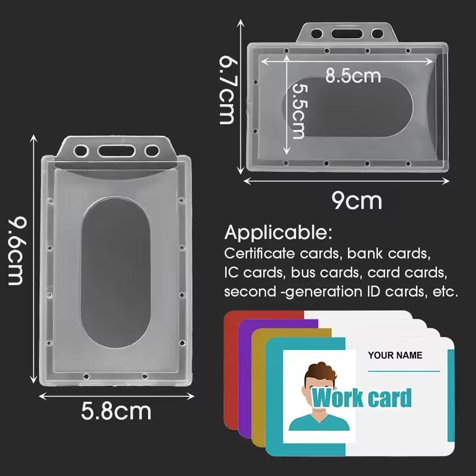 20/5/1PCS 방수 투명 플라스틱 PVC ID 카드 - Index Card Holder 리뷰 및 가격