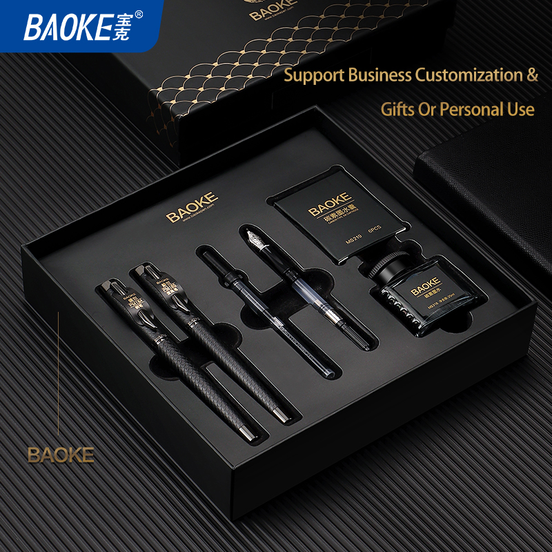 BAOKE T18/T19/T20 블랙 그레이 만년필 선 - Fountain Pen Bottled Ink 리뷰 및 가격
