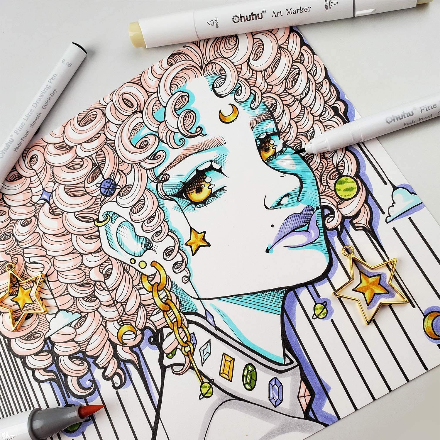 Ohuhu 마이크로 펜 Fineliner 드로잉 펜 8 - Correction Pen Fine 리뷰 및 가격