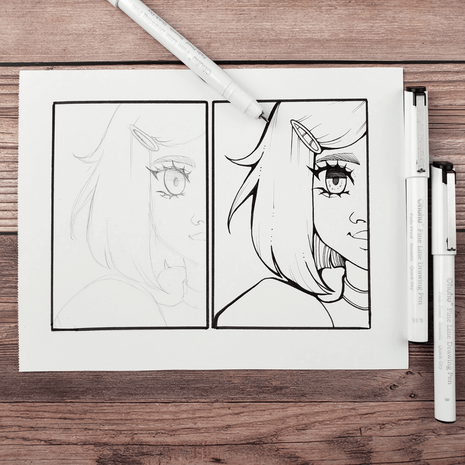 Ohuhu 마이크로 펜 Fineliner 드로잉 펜 8 - Correction Pen Fine 리뷰 및 가격