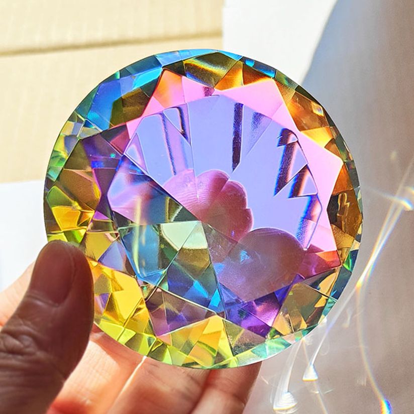 30-80mm AB 다채로운 K9 크리스탈 다이아몬드  - Paper Weight Crystal 리뷰 및 가격