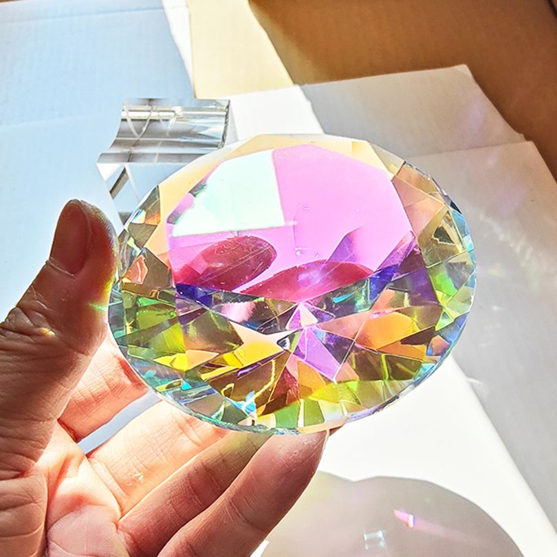 30-80mm AB 다채로운 K9 크리스탈 다이아몬드  - Paper Weight Crystal 리뷰 및 가격