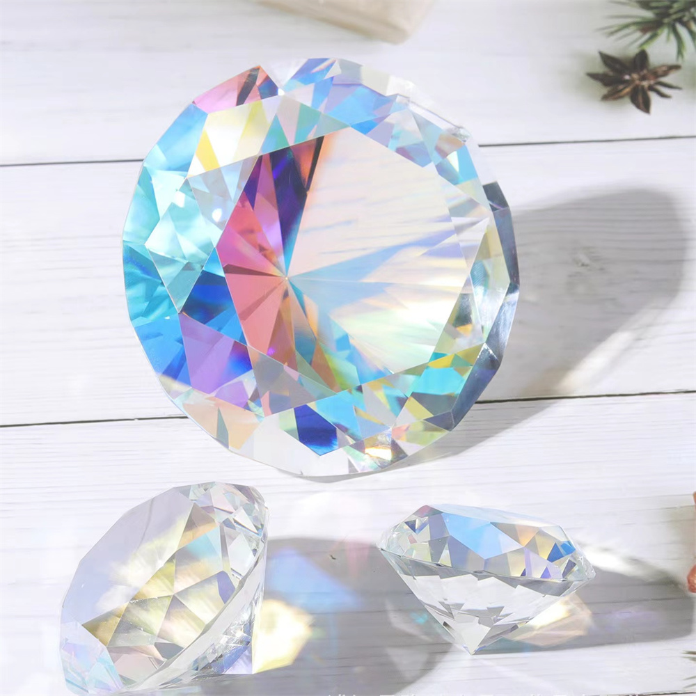 30-80mm AB 다채로운 K9 크리스탈 다이아몬드  - Paper Weight Crystal 리뷰 및 가격