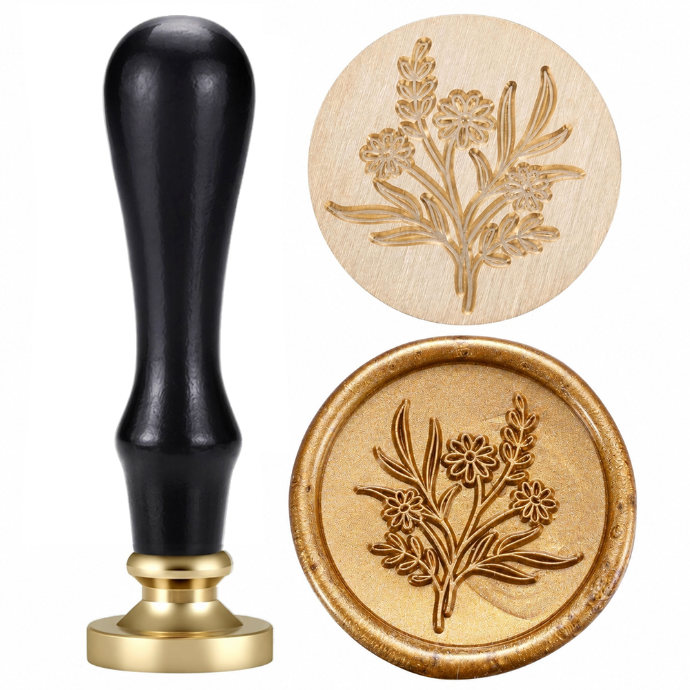 왁스 실링 스탬프 세트 꽃 식물 실링 왁스 스탬프 헤드 - Wax Seal Stamp Set 리뷰 및 가격