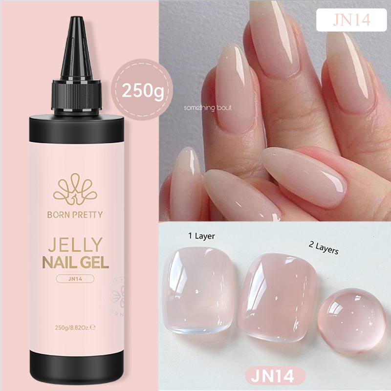 BORN PRETTY 250g 젤리 밀키 화이트 핑크  - Gel Refill Pack 리뷰 및 가격