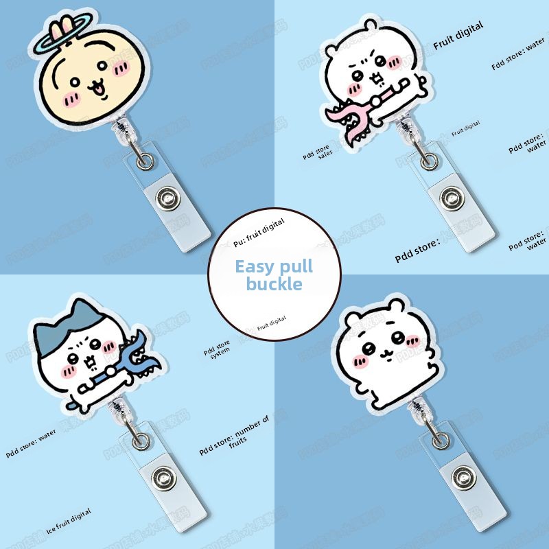jiyi 개폐식 배지 릴 카와이 ID 카드 홀더 클립  - Index Card Holder 리뷰 및 가격