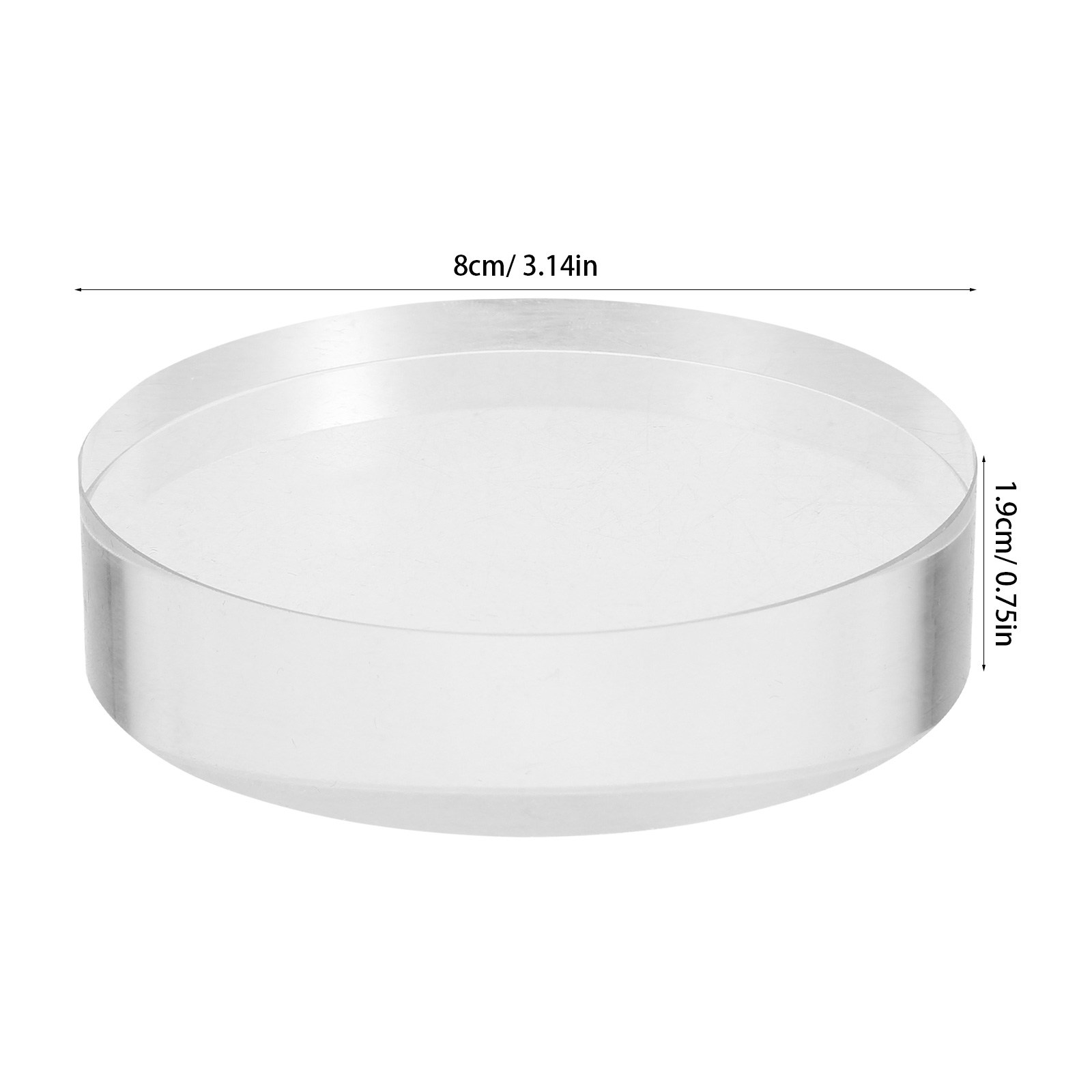 2Pcs 투명한 둥근 유리 종이 가방지 보호대 사무실  - Book Weight Glass 리뷰 및 가격